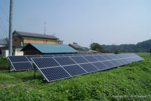 米サンパワー製ソーラーパネルを採用した太陽光発電所（埼玉県比企郡嵐山町）