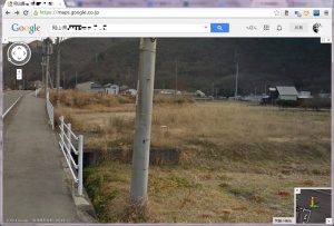 Google Street Viewで見たBFエナジー太陽光発電所１号基