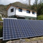 田中優さん宅のサブ太陽光発電システム（1kW）
